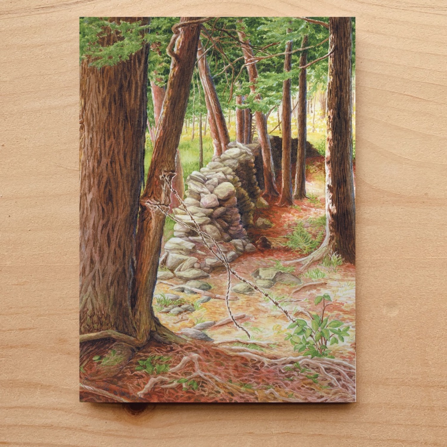 Stone Wall Notecard