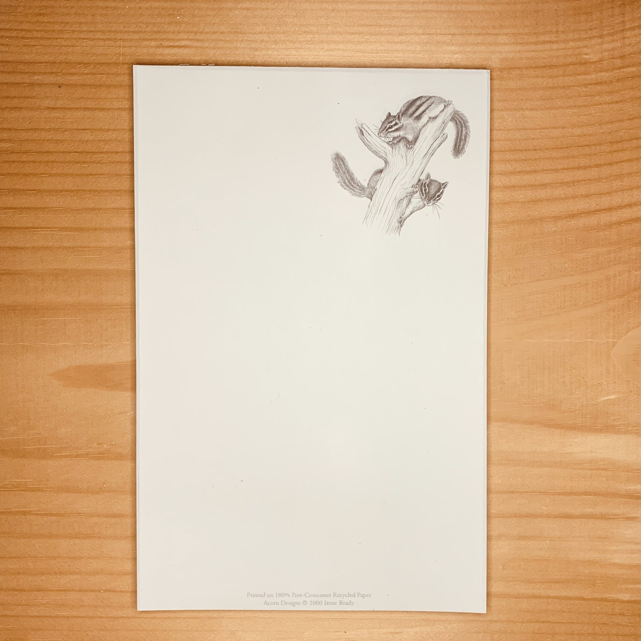 Chipmunks Notepad