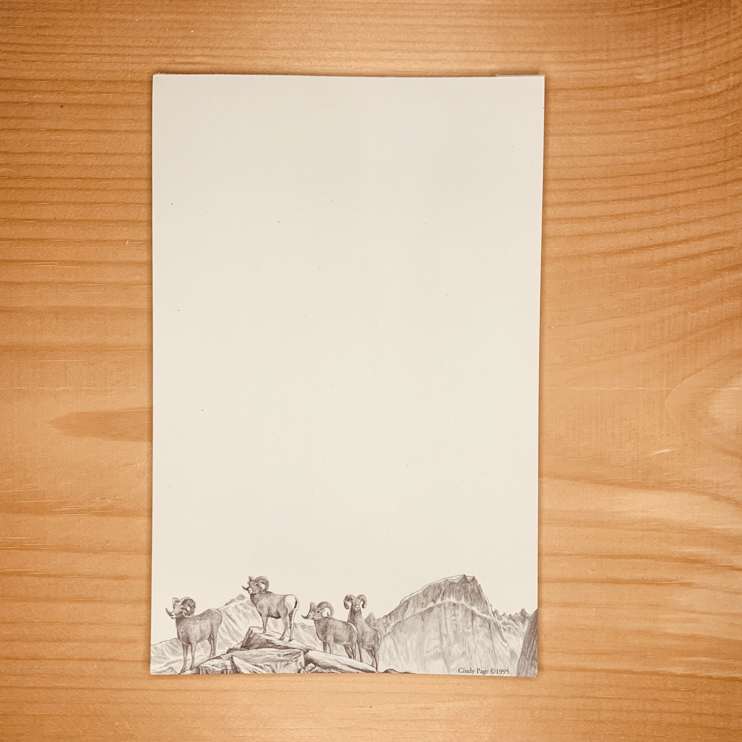 Bighorn Sheep Notepad