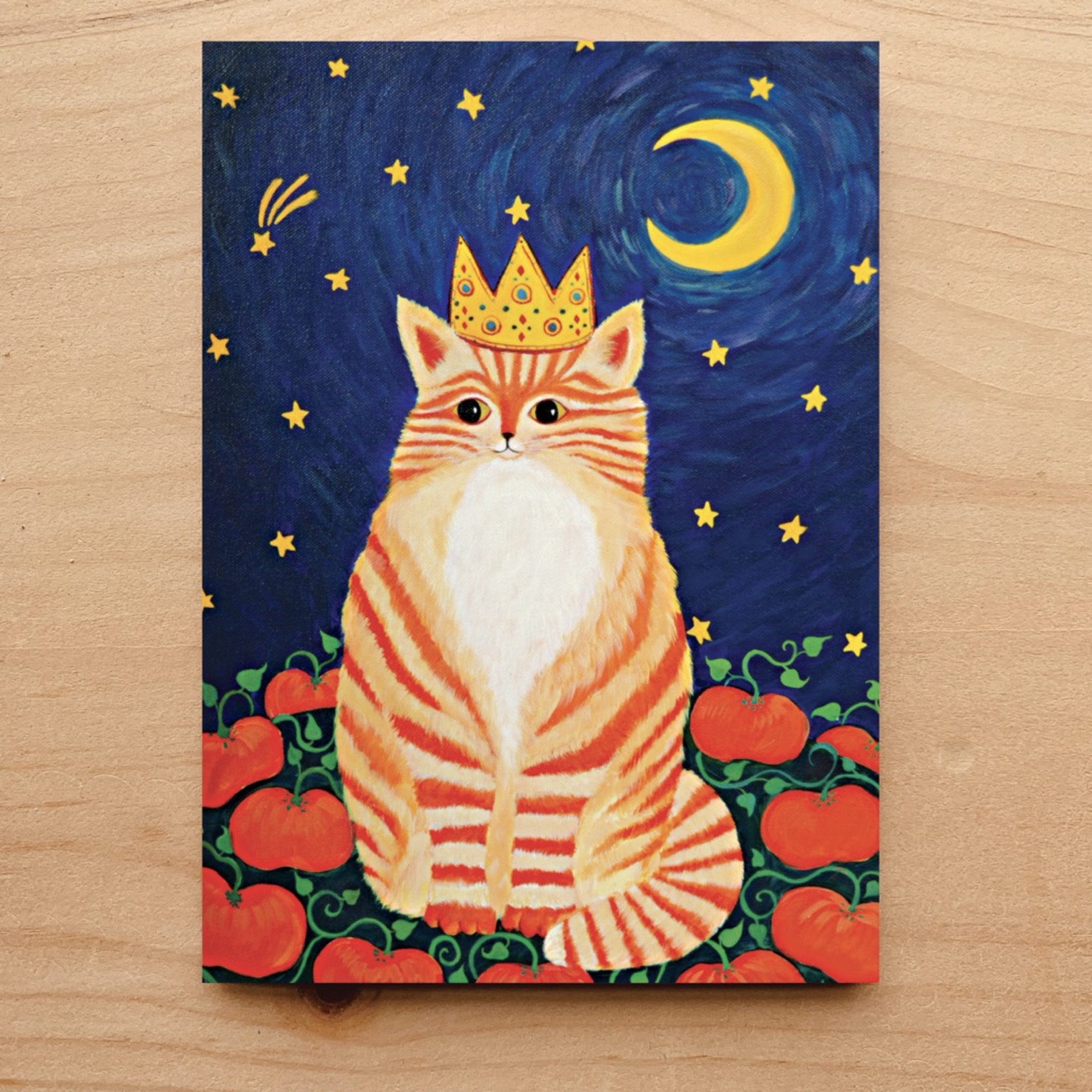King of the Pumpkins Notecard