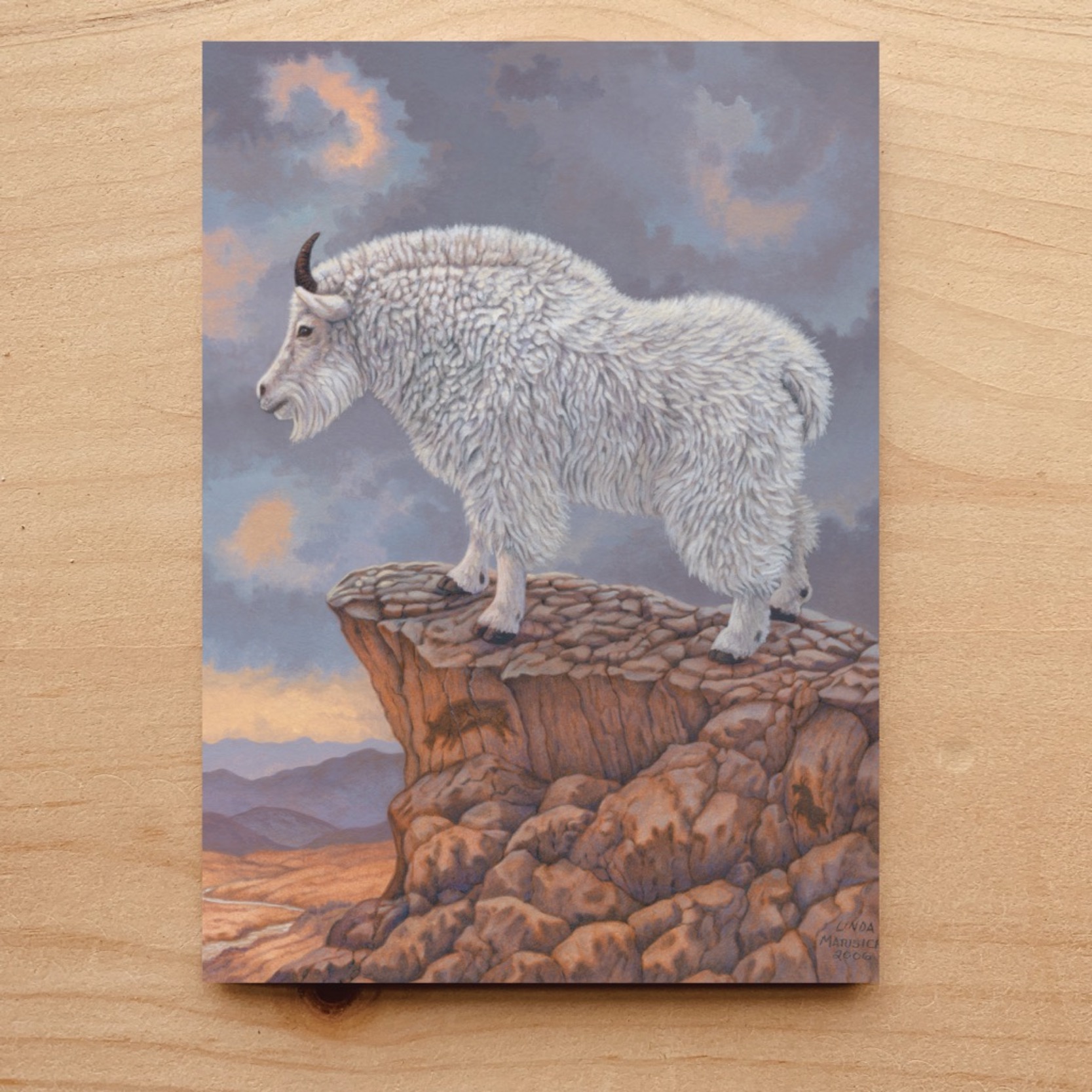 Mountain Goat Notecard 5 Mountain Goat Notecard