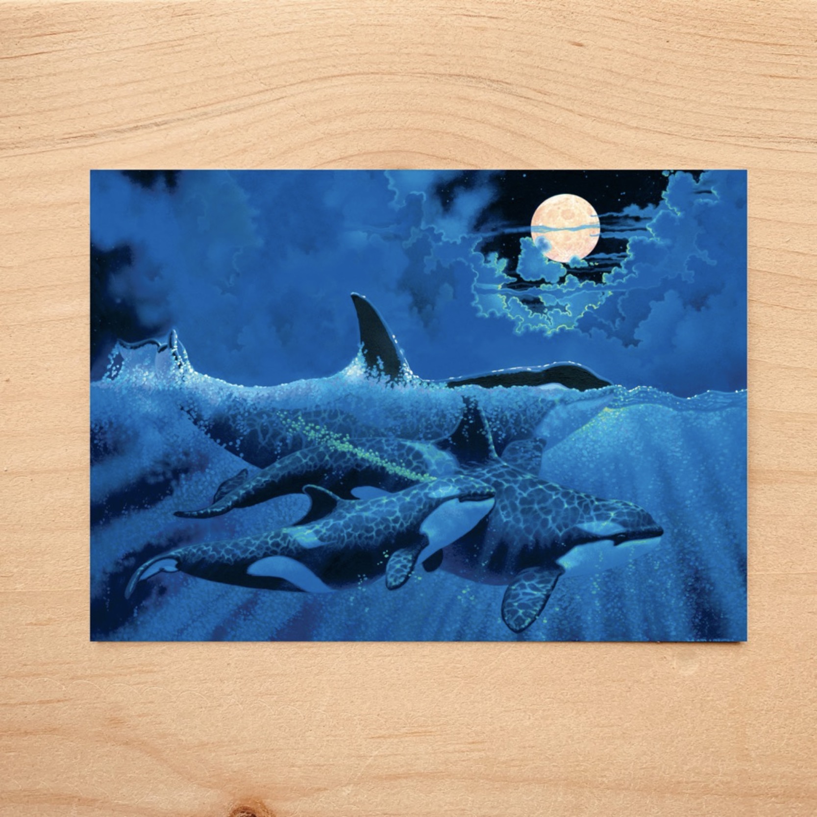 Orcas Notecard 8 Orcas Notecard